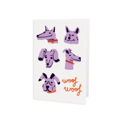 Woof Woof Greeting Card