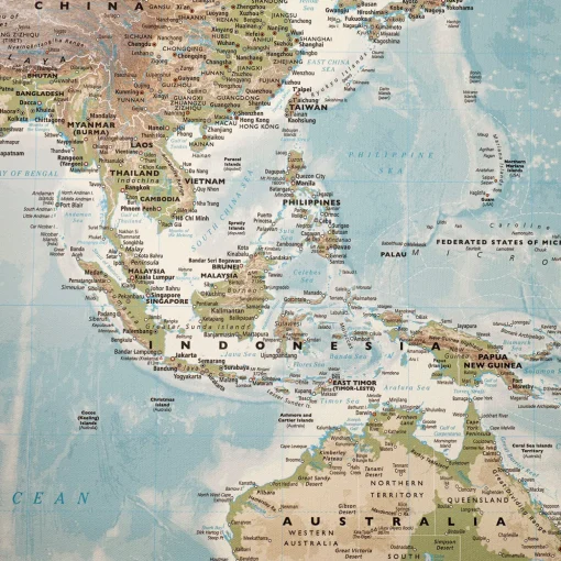 World Map Canvas