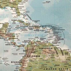 World Map Canvas