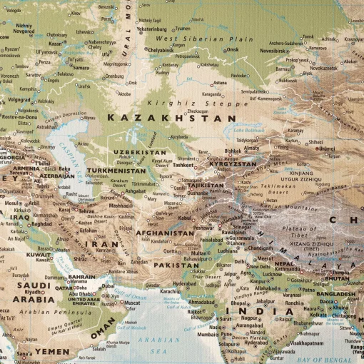 World Map Canvas