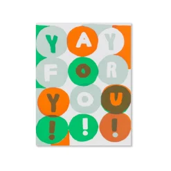 Yay For You Bubble Greeting Card