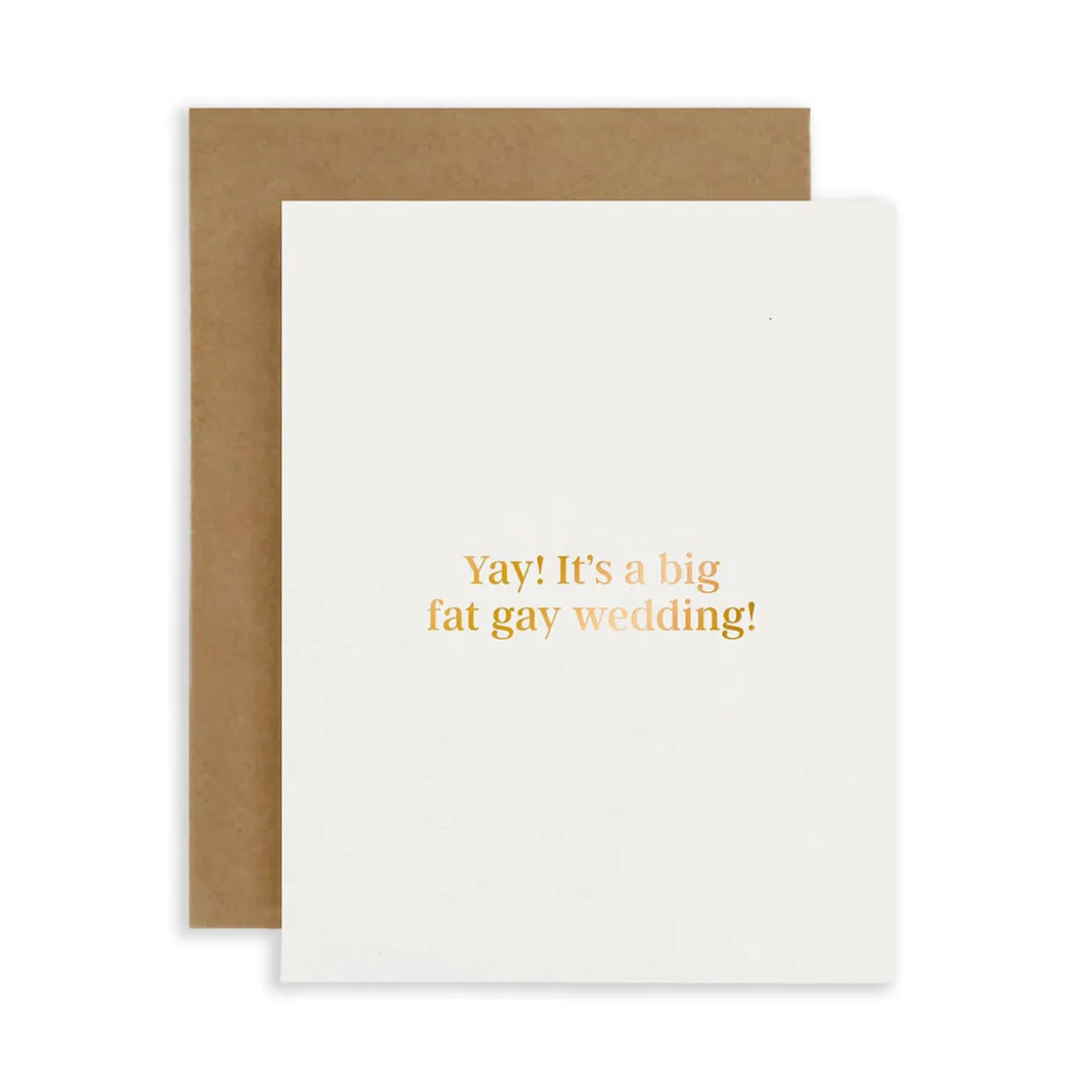 Yay! It's a Big Fat Gay Wedding Greeting Card