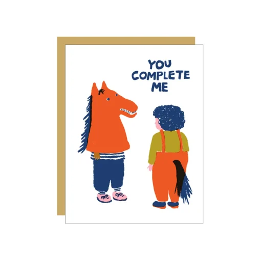 You Complete Me Greeting Card
